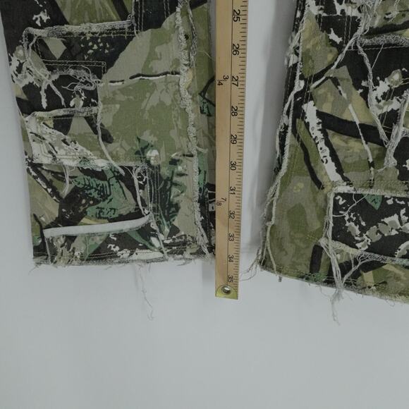 Rockstar Original Jeans Men 30x34 Brown Shake Tree Camo Stacked Flare Streetwear - Picture 11 of 13